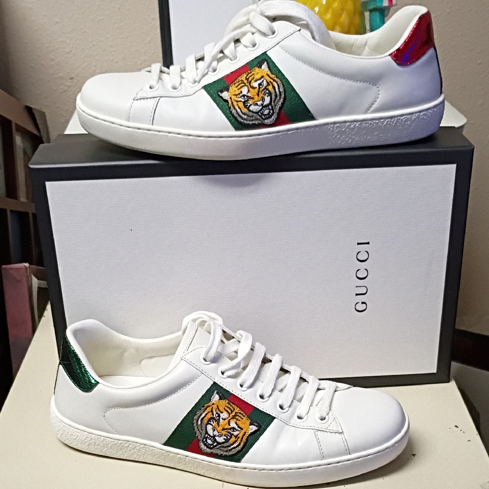 Gucci Ace Tiger Head Sneakers